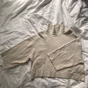 The North Face cropped turtle neck sweatshirt
